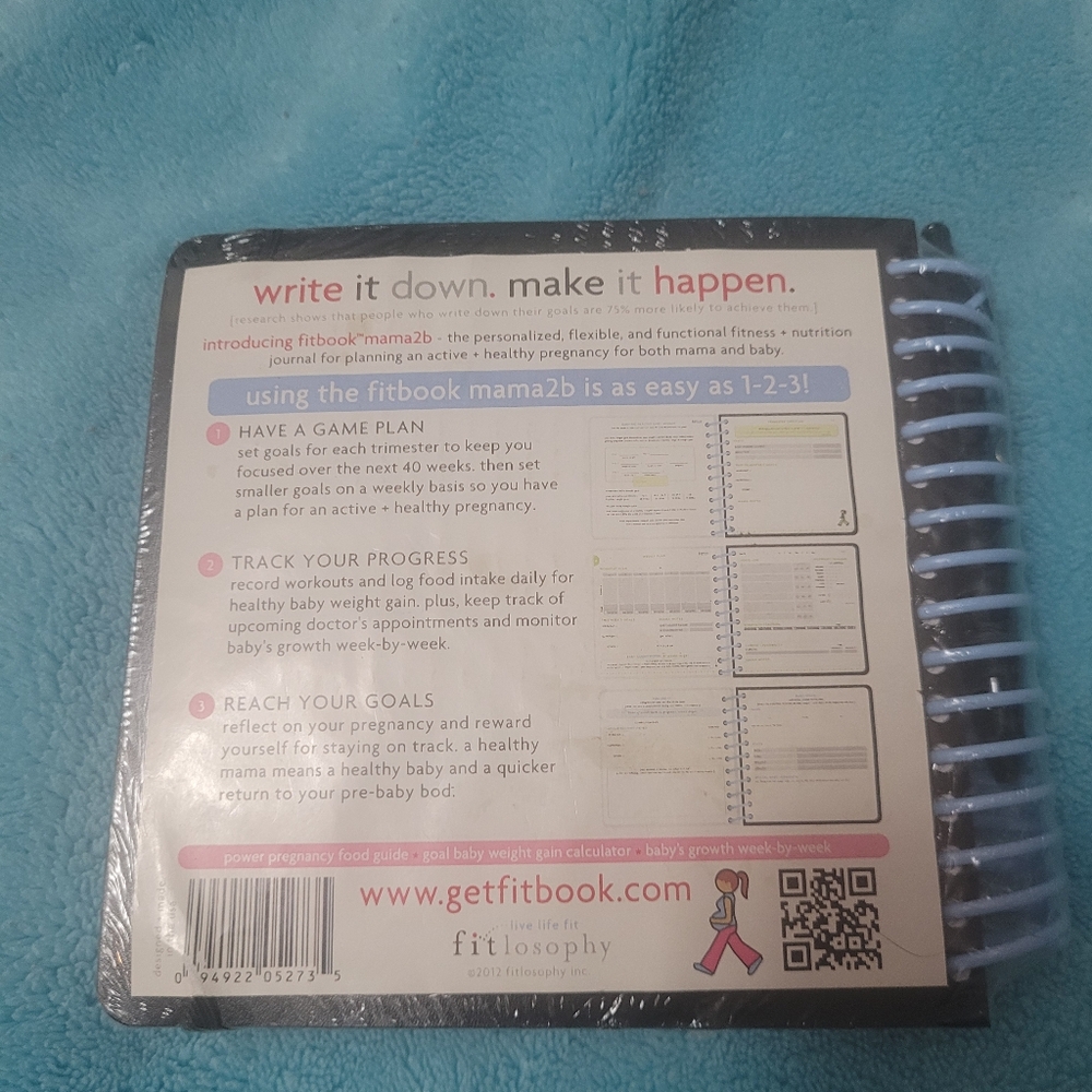 Fitbook Mama2B: 40-Week Pregnancy Journal for an Active Mom and Healthy Baby